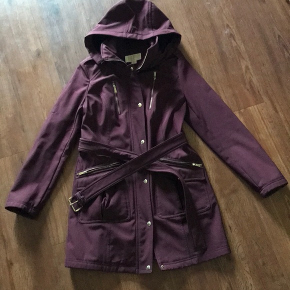 Michael Kors Jackets & Blazers - MAROON MICHAEL KORS COAT